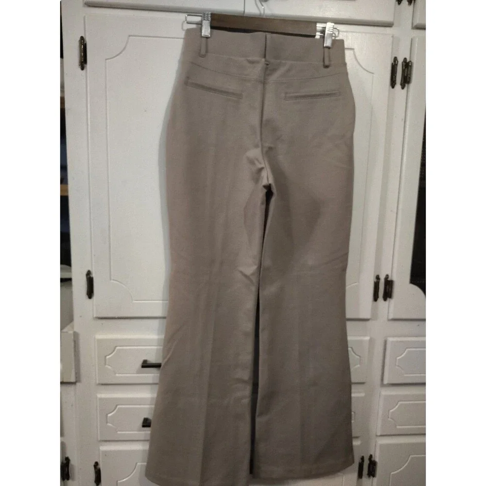 Quince Ultra Stretch Ponte Straight Leg Pants Womens Small Pull On - Picture 6 of 8